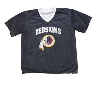 Sega Sports Official NFL Reversible Redskins Flag Jersey Black and White Size XL